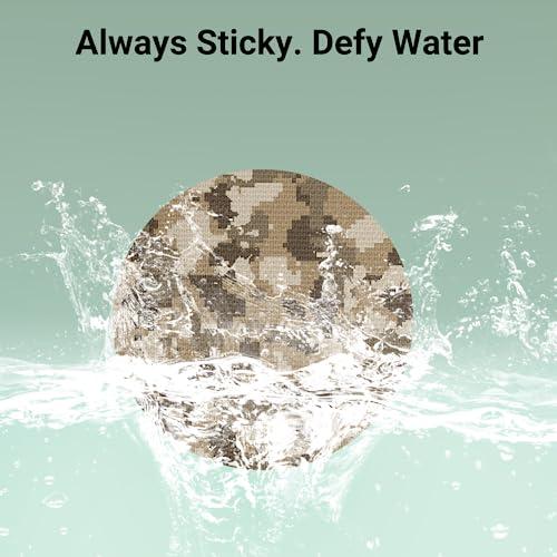 KOVOQ Kovoq Freestyle Libre 3 Sensor Adhesive Patches,Patterned Sensor Tape Protector,CGM Tape,16 pcs Colorful,Waterproof & Sweatproof,Sensor Covers for Kids Women Men,Sensor Tape,Camouflage