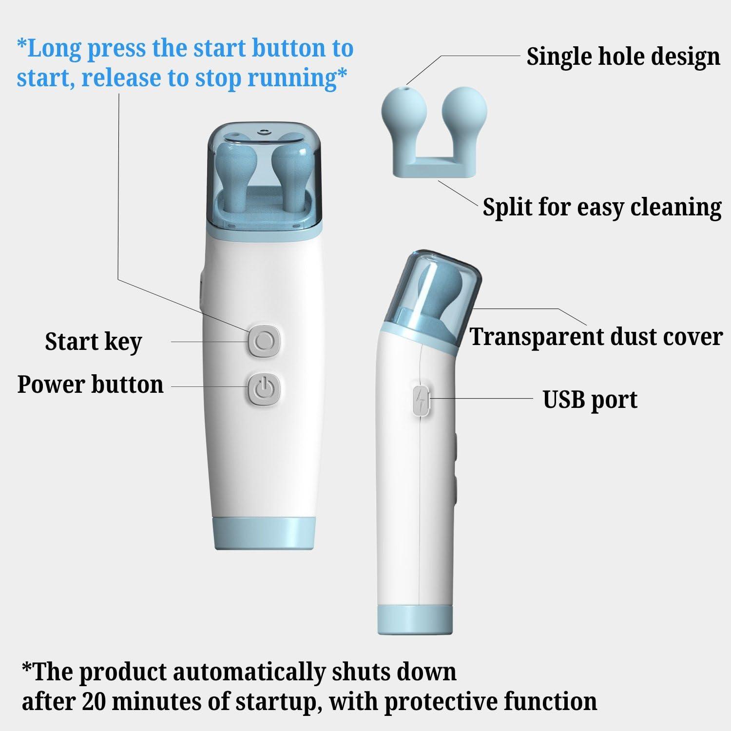 CEPSCS CEPSCS Ear Pressure Relief Device, Balanced Ear Pressure Expander, Tinnitus, Earache, Maintains Ear Pressure Balance to Improve Hearing, Relieve Tinnitus and Ear Pain, White