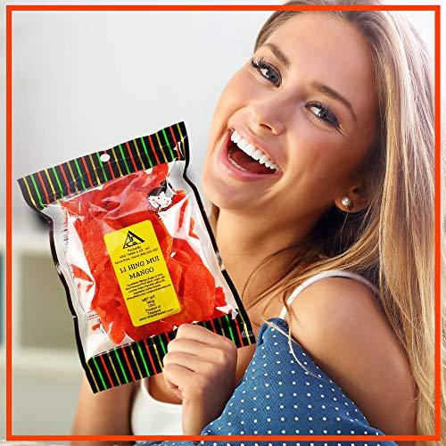 Asia Trans & Co. Asia Trans Li Hing Mui Dried Mango | Hawaiian Favorite | Naturally Sweet Dried Fruit Candy with Asian Plum Powder
