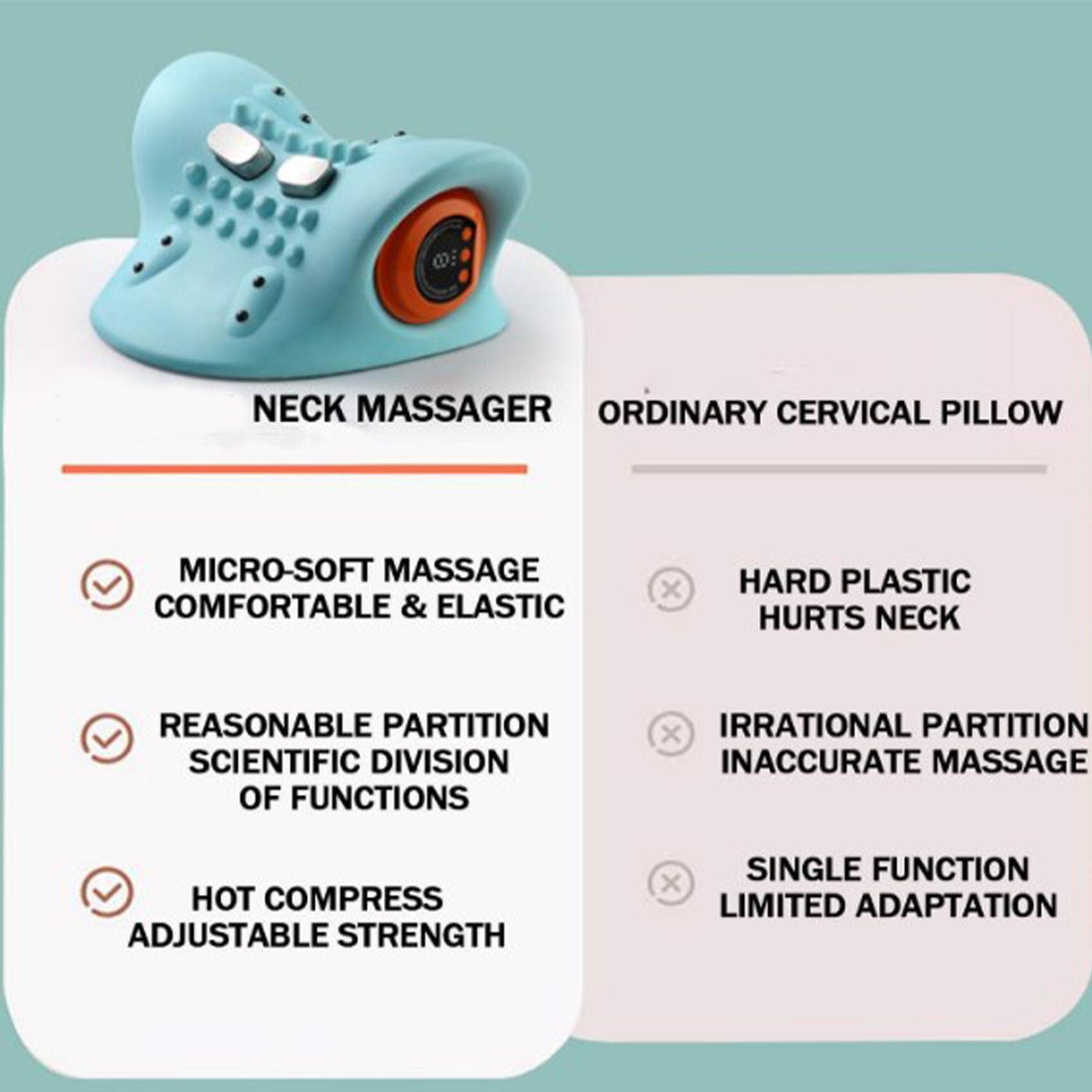 FUSSWIND Neuralife Neck Massager, 2025 NEW Neuralife Neck Hump, Shiatsu Neck and Back Massager, Electric 4D Neck and Shoulder Massager with Heat, 26 Angle Neck Massager for Pain Relief Deep Tissue(2PCS)