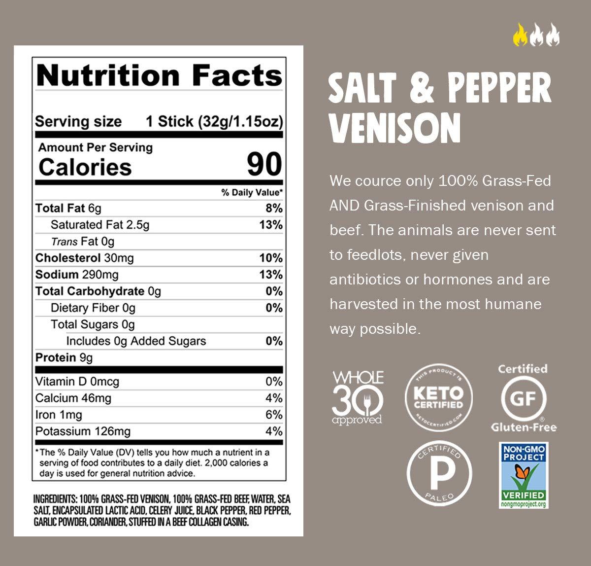 Chomps Chomps Variety Trial Pack, Grass Fed and Free Range Beef & Turkey Sticks, 8 Flavor Pack - Keto, Paleo, Whole30