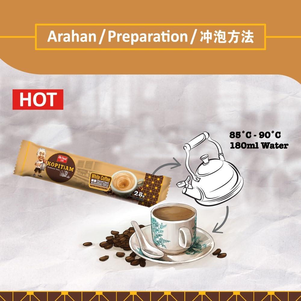 Generic Generic Greenpeacelove Ah Huat Kopitiam Kopi White Coffee Charcoal Roast 3 in 1 (6 Pack)