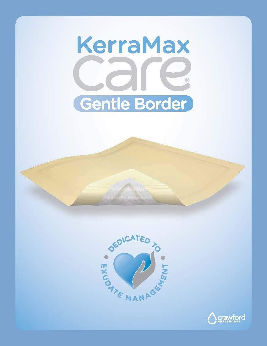 KerraMax Care KerraMax Care Gentle Border 4"x4" Super-Absorbent Dressing