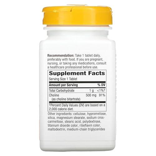 Nature's Way NATURES WAY 500Mg 100 Tb Choline, 100 CT