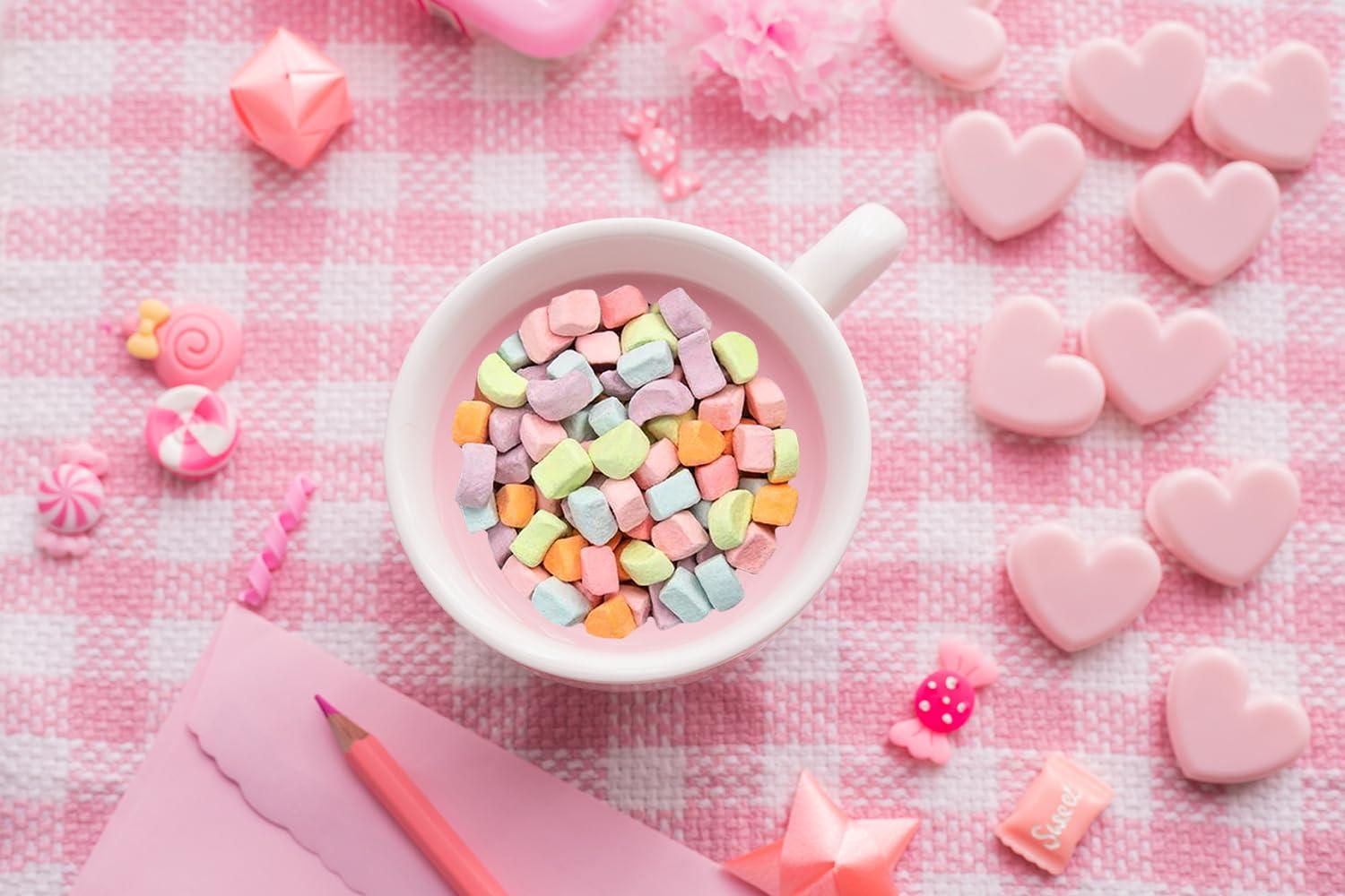 Fruidles Fruidles Multicolor Mini Dehydrated Marshmallows in Resealable Bag - Mini Marshmallow Bits for Great Toppings (1 Pound)