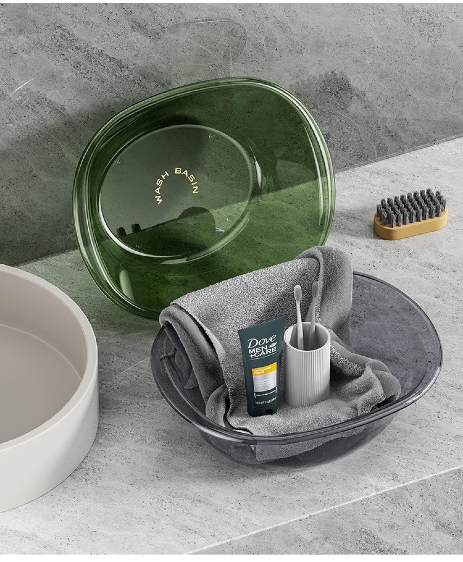 asdfs Enlarged Thickened Washbasins, Household Washing Basins, Plastic Foot Washing Basins, Washbasins