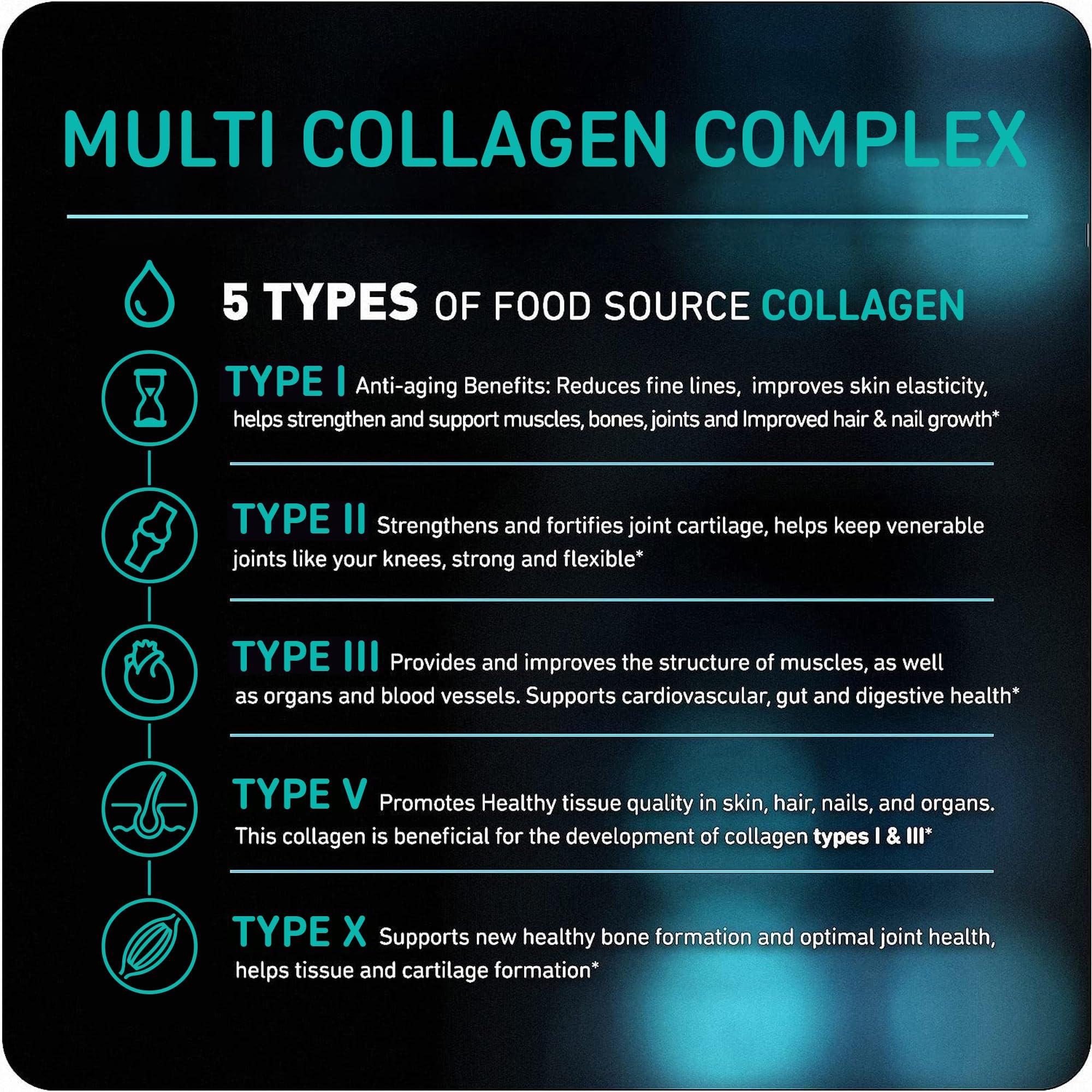 Vital Vitamins Vital Vitamins Multi Collagen Pills (150 ct) + Vegan Collagen Booster (60 ct)