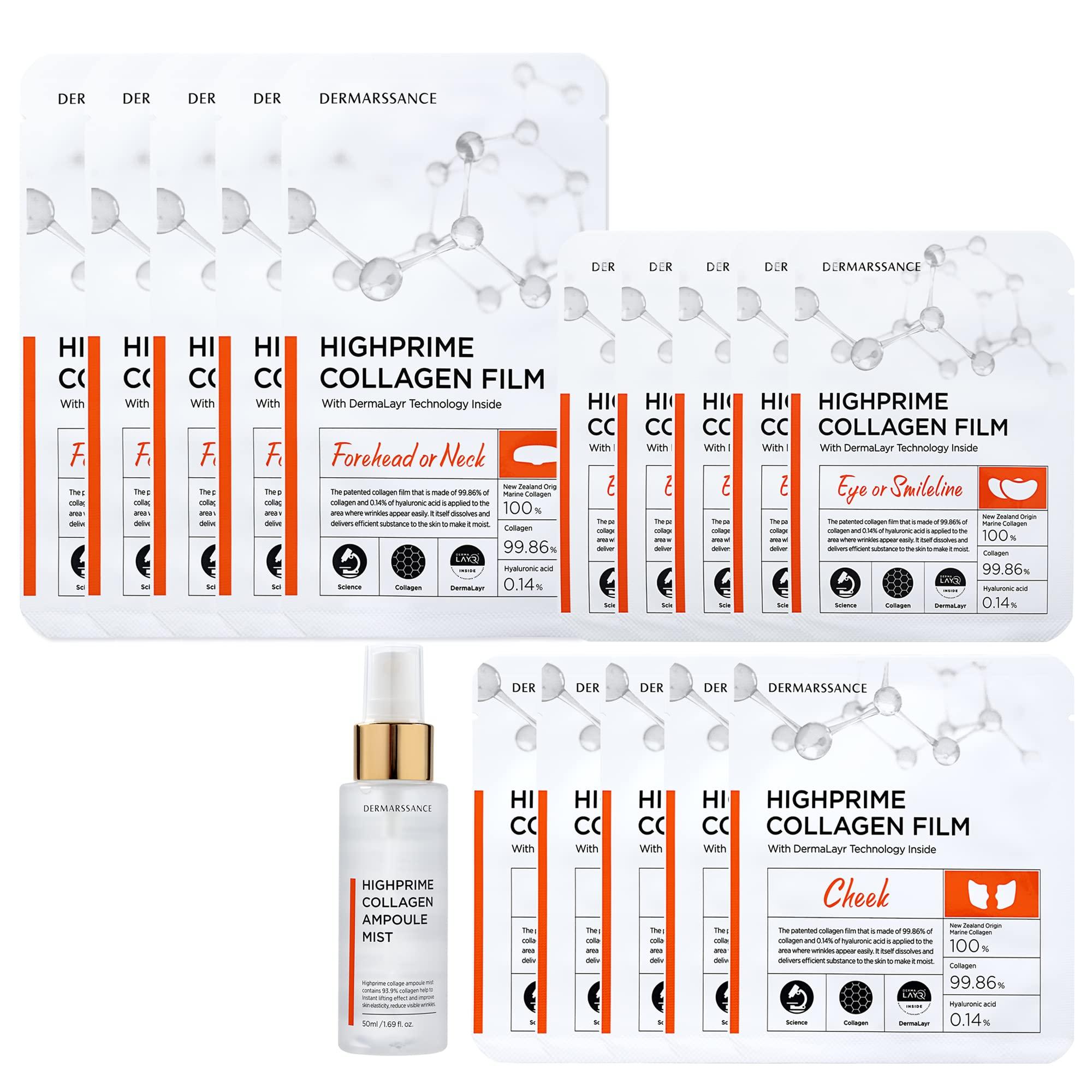 DERMARSSANCE DERMARSSANCE Highprime Collagen Film & Mist Kit - Full Set for 5 Sessions