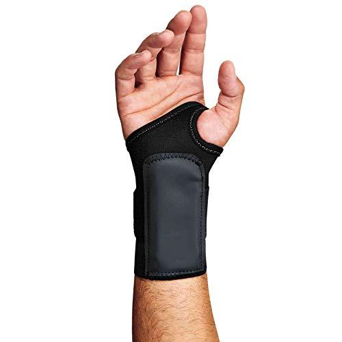 Ergodyne Ergodyne - 70004 ProFlex 4000 Single Strap Wrist Support, Black - Medium, Right Hand