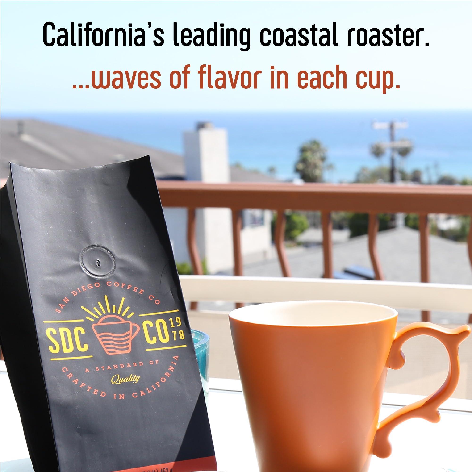 San Diego Coffee San Diego Coffee Espresso, Dark Roast, Ground Coffee, 5-Pound Bag Caf molido tostado
