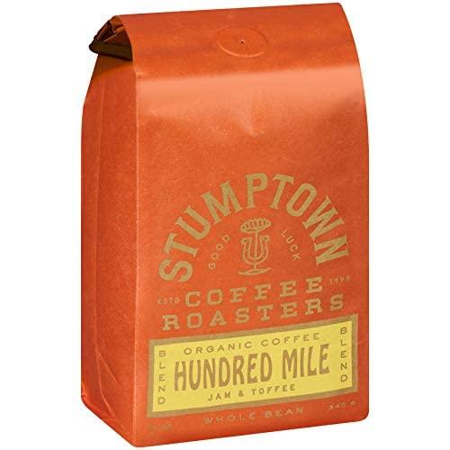 Stumptown Coffee Roasters Stumptown Coffee Roasters, Medium Roast Organic Whole Bean Coffee Gifts - Hundred Mile 12 Ounce Bag with Flavor Notes of Jam and Toffee