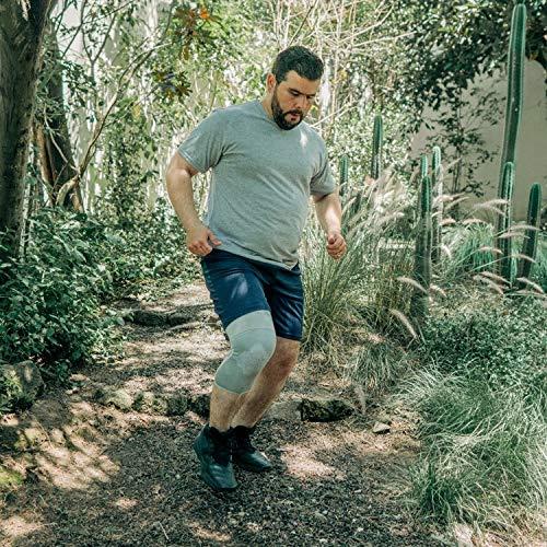 ArthritisHope ArthritisHope Knee Compression Sleeve made from Rayon Derived from Bamboo (7XL) for Knee Pain with Strap, Running, Weightlifting, Arthritis, Sports, Gym, ACL (Men and Women)