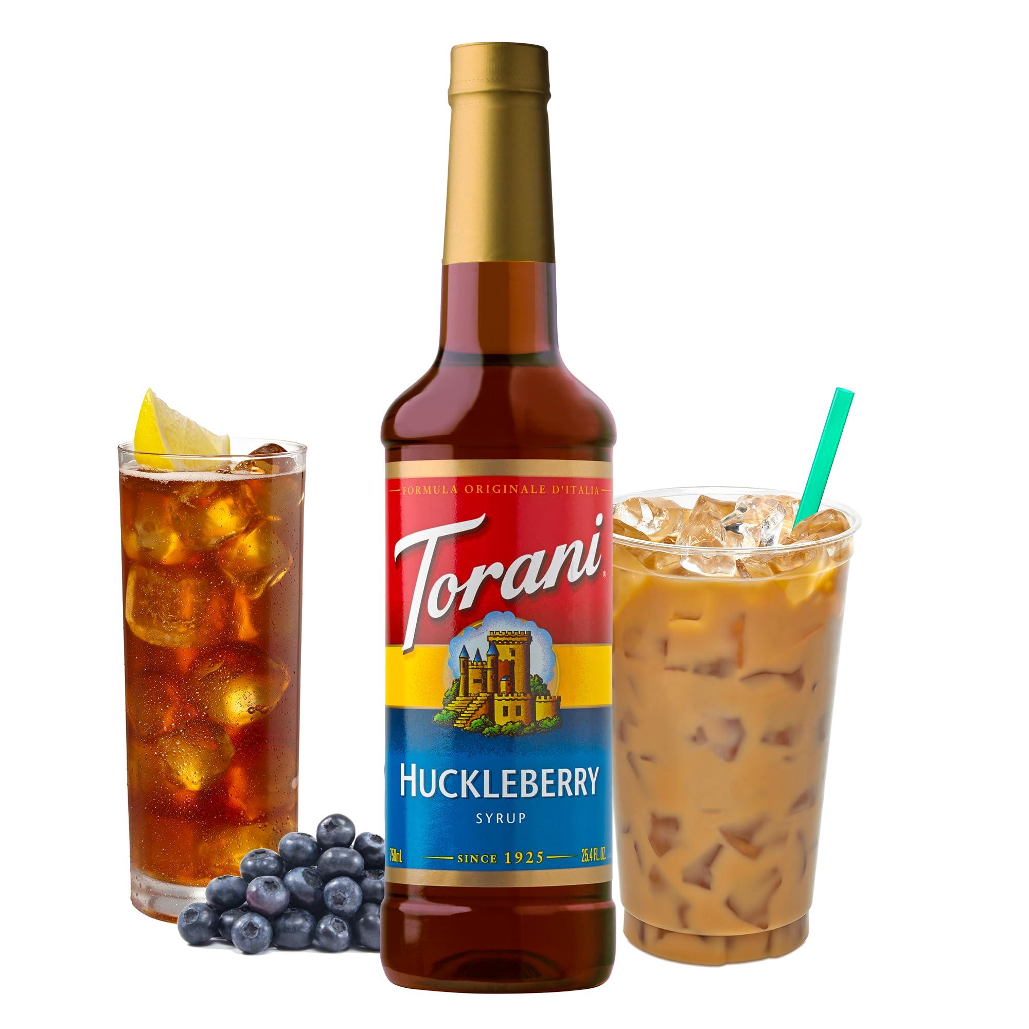 Torani Torani Syrup, Huckleberry, 25.4 Ounce (Pack of 4)