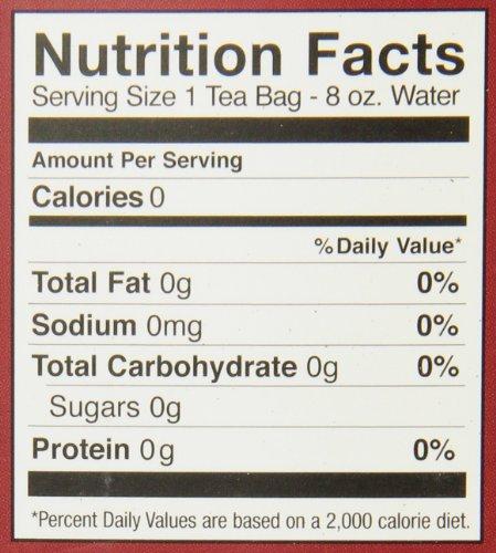 Davidson's Davidson\'s Organics, Cherry Vanilla, 25-count Tea Bags, Pack of 6