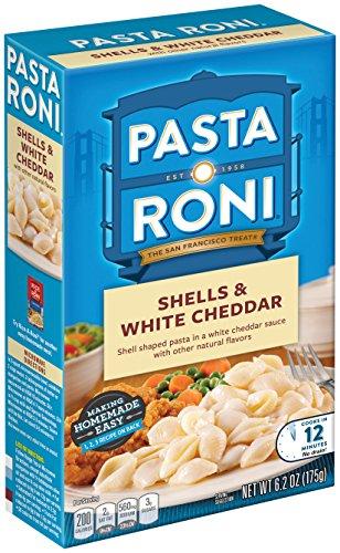 Rice-A-Roni Pasta Roni Shells & White Cheddar Mix 6.2 Fl Oz (Pack of 12)