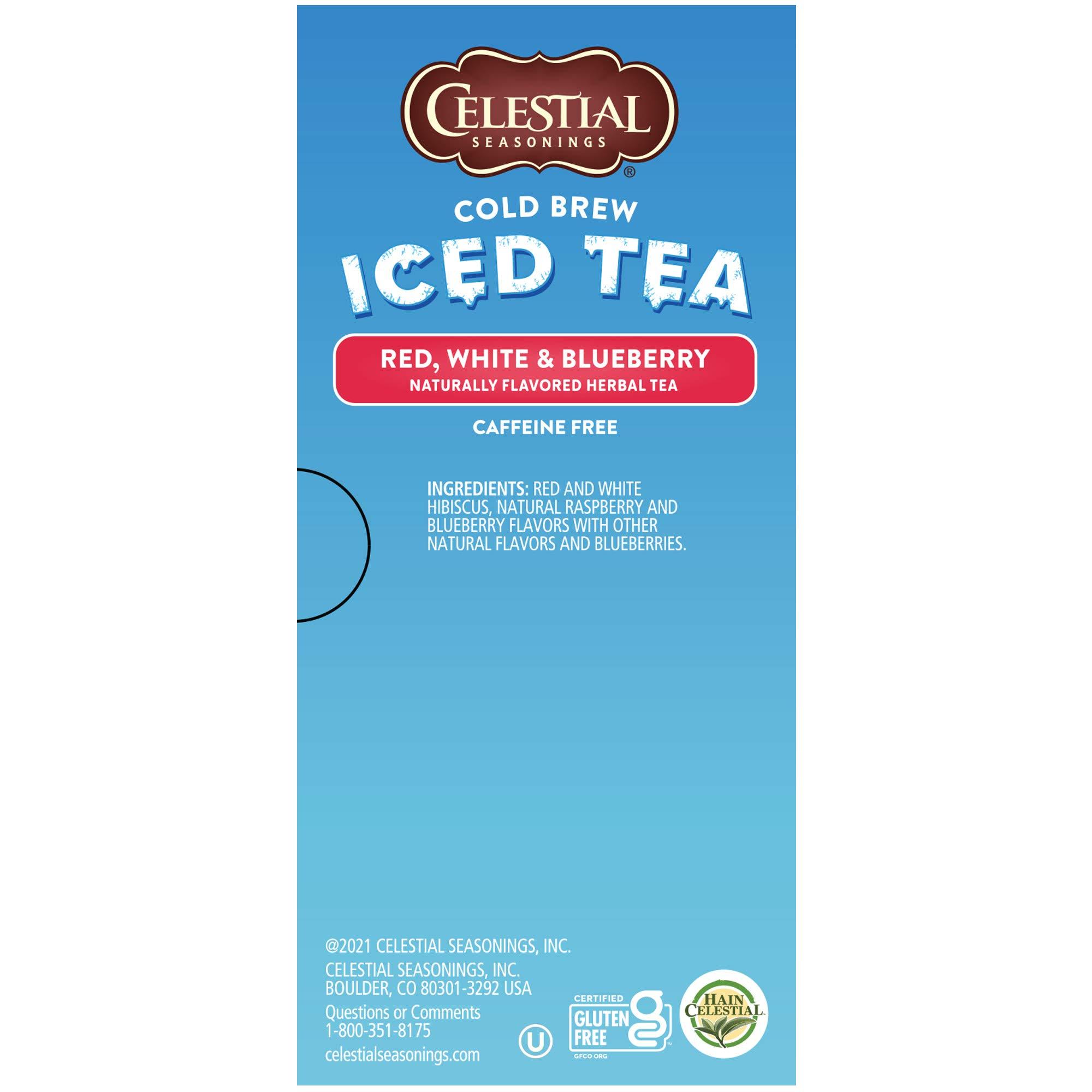 Celestial Seasonings Celestial Seasonings Cold Brew Red, White & Blueberry Iced Tea Bags 18 tea bags