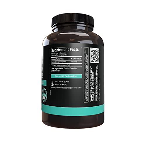 PURE ORIGINAL INGREDIENTS PURE ORIGINAL INGREDIENTS Marine Collagen (365 Capsules) No Magnesium Or Rice Fillers, Always Pure, Lab Verified