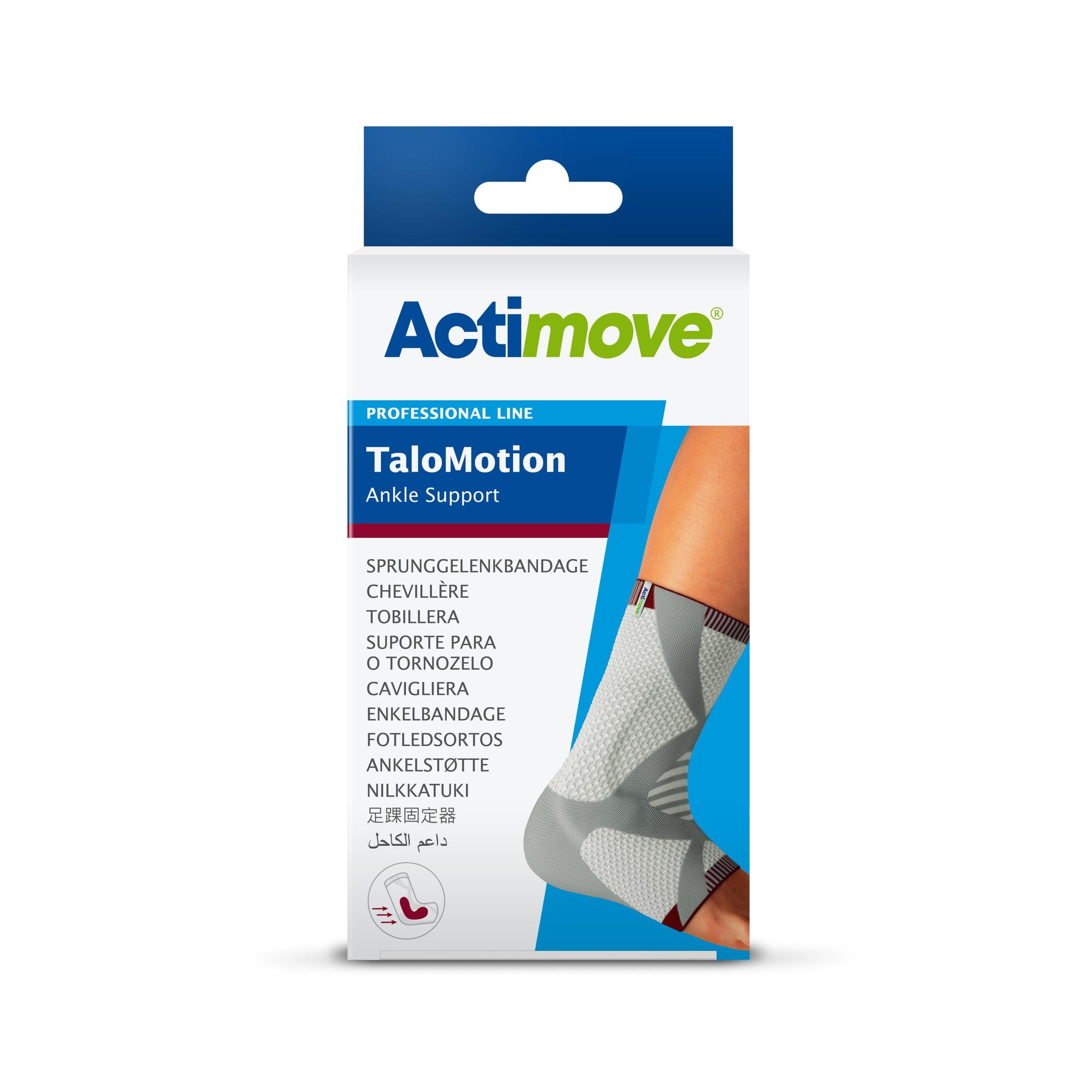 Actimove Actimove Professional Line TaloMotion Ankle Support for Ankle Sprains, Swelling, Chronic Ankle Instability Left Wear White, X-Large