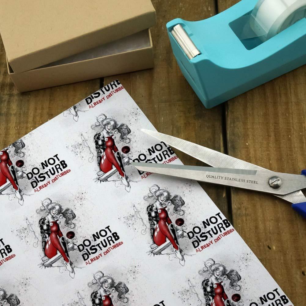 GRAPHICS & MORE GRAPHICS & MORE Harley Quinn Already Disturbed Gift Wrap Wrapping Paper Rolls