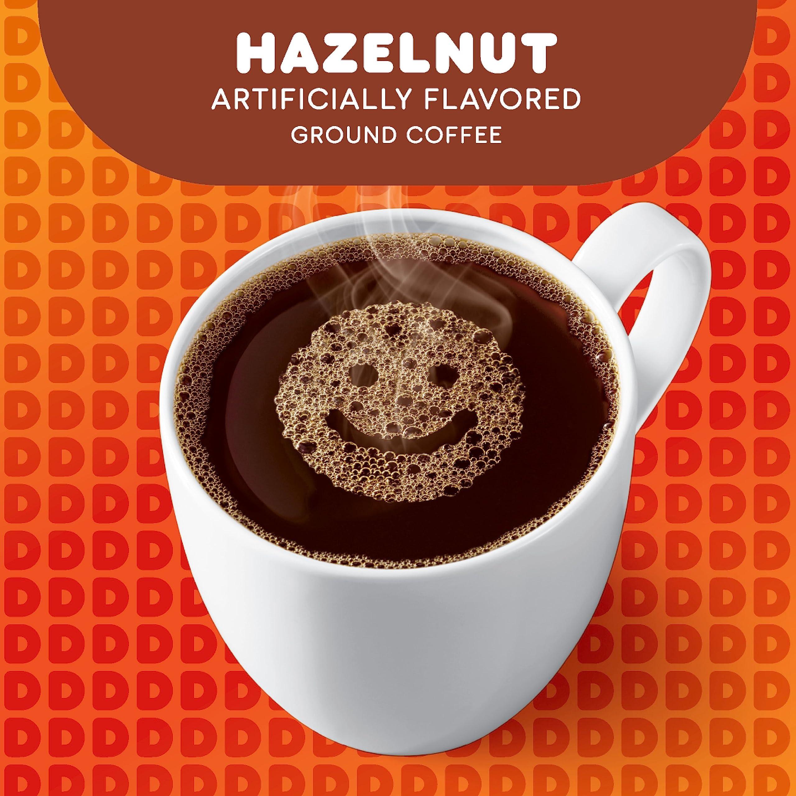 Dunkin\' Dunkin\' Hazelnut Flavored Coffee, 128 Keurig K-Cup Pods