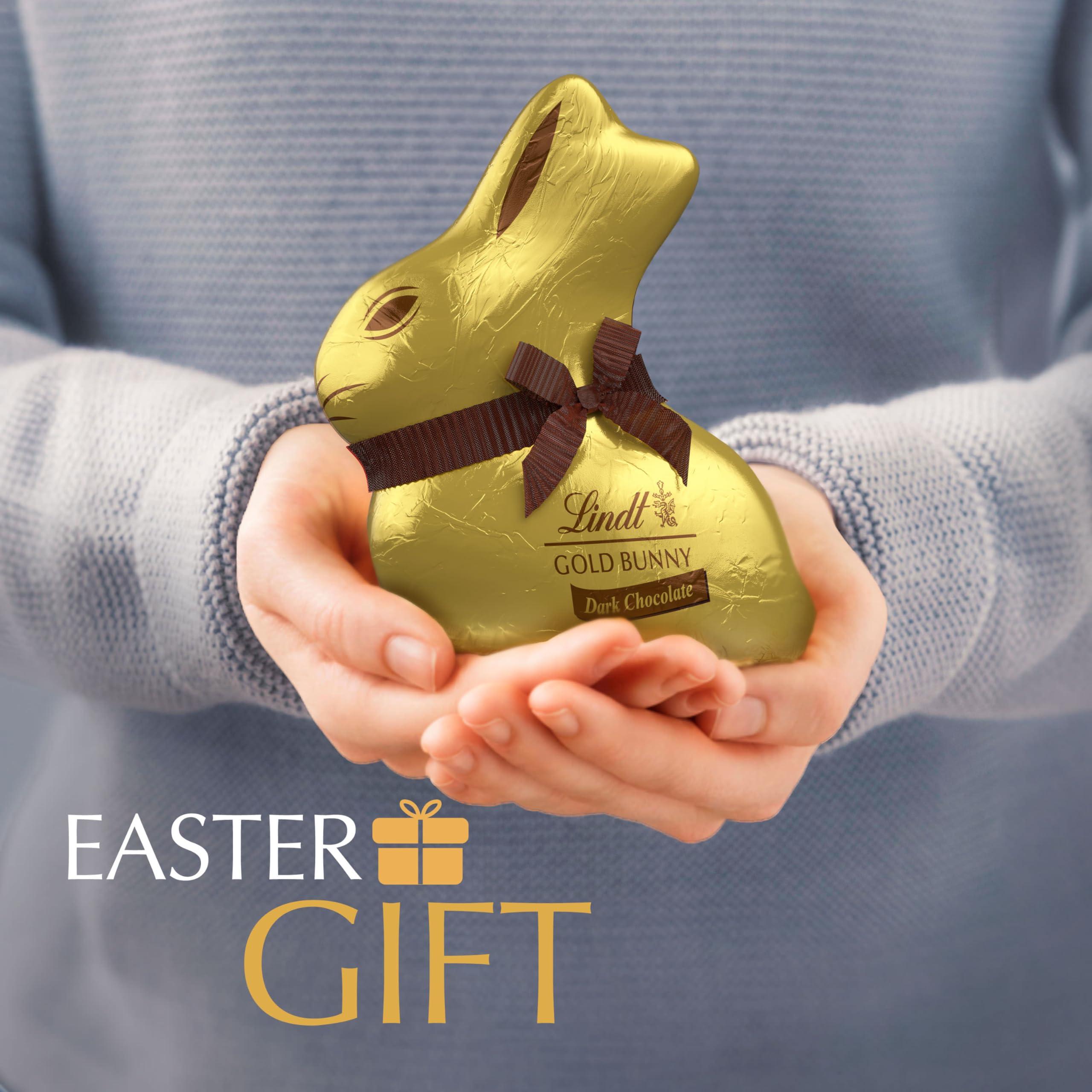 Lindt Lindt GOLD BUNNY Dark Chocolate, Hollow Dark Chocolate Candy Bunny, 3.5 oz.