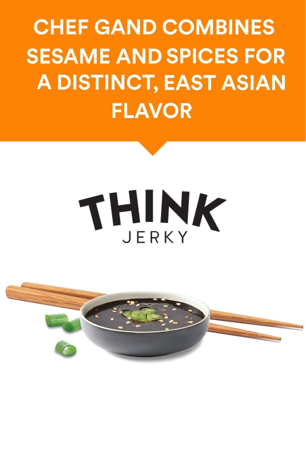 Think Jerky Think Jerky, Beef and Turkey Jerky Variety Pack (1.0 Ounce Bags, Pack of 8) Contains 2 Bags of Each: Classic Beef Jerky, Sweet Chipotle Beef Jerky, Sriracha Honey Turkey Jerky, and Sesame Teriyaki Beef Jerky - Healthy Jerky Snack, Low Calorie, Low Fa