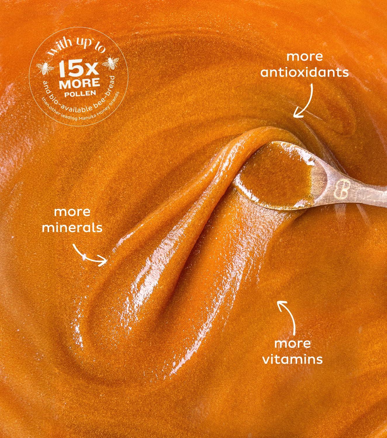 Steens Steens Manuka Honey - MGO 830+ - Pure & Raw 100% Certified UMF 20+ Manuka Honey - Bottled and Sealed in New Zealand - 17.6 Ounce (Pack of 1) New Version