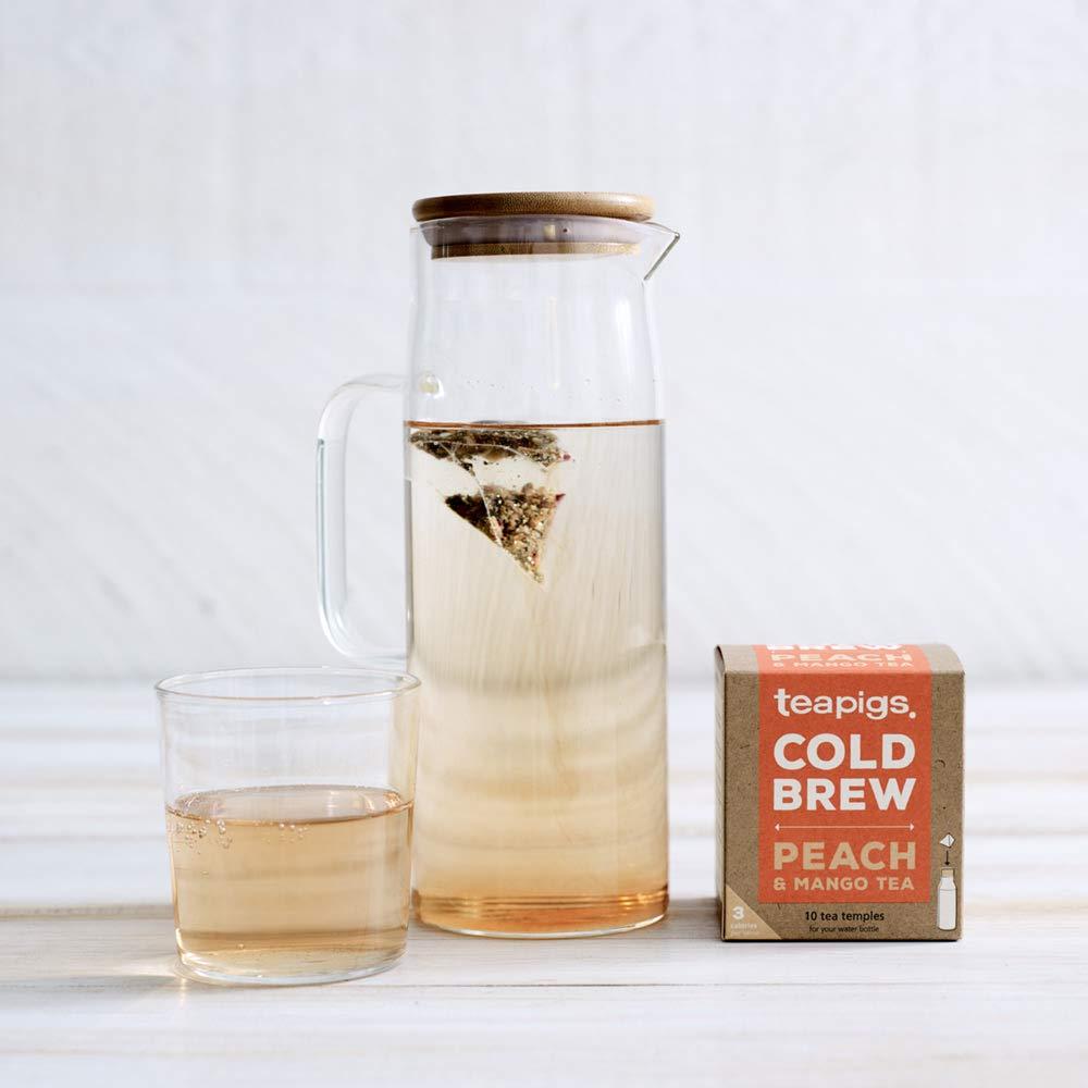 teapigs Teapigs Peach And Mango Cold Brew Made With Whole Fruit (6 Packs of 10 Tea Bags)