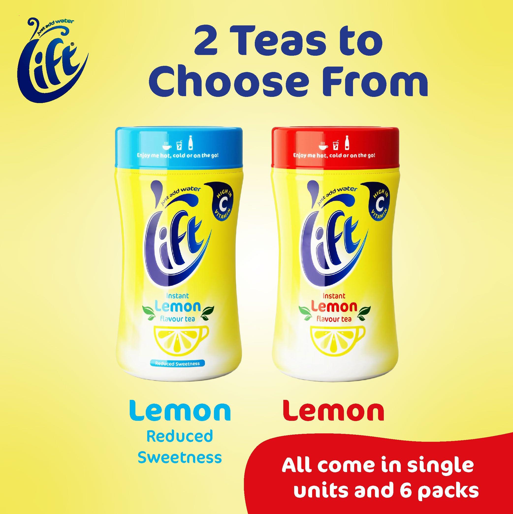 Lift Instant Lemon Flavour Tea Original Lift Instant Lemon Flavour Tea Imported From The UK England Give Yourself An Instant Lift With The Tangy Refreshment Of A Delicious Lemon Flavour Tea Drink It Hot Or Cold For A Unique Taste