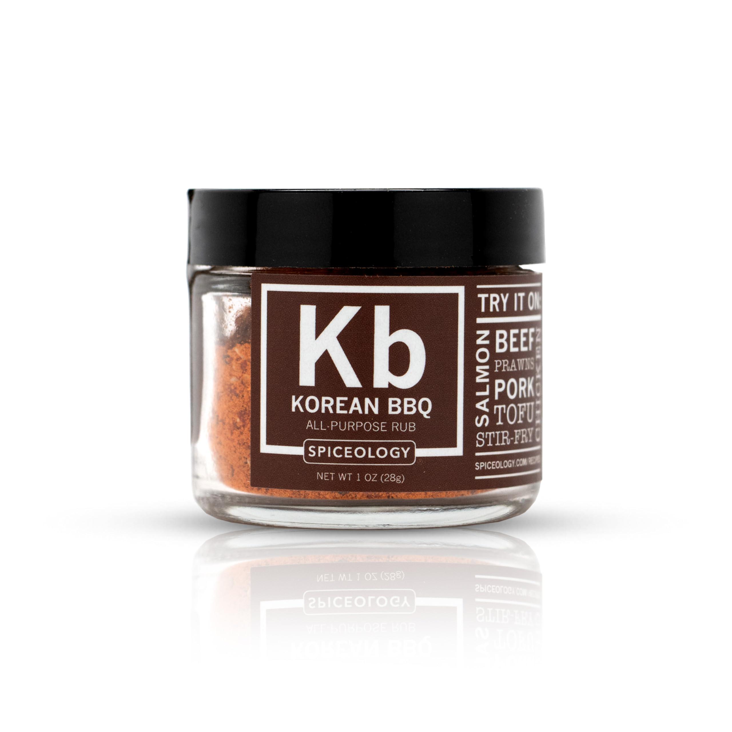 Spiceology Spiceology - Signature Series - BBQ Seasoning Gift Set and Sampler Set - Flavors Included: Cajun, Mexican, Espresso, Greek, Spicy and Korean Spice Blends - Set of 6