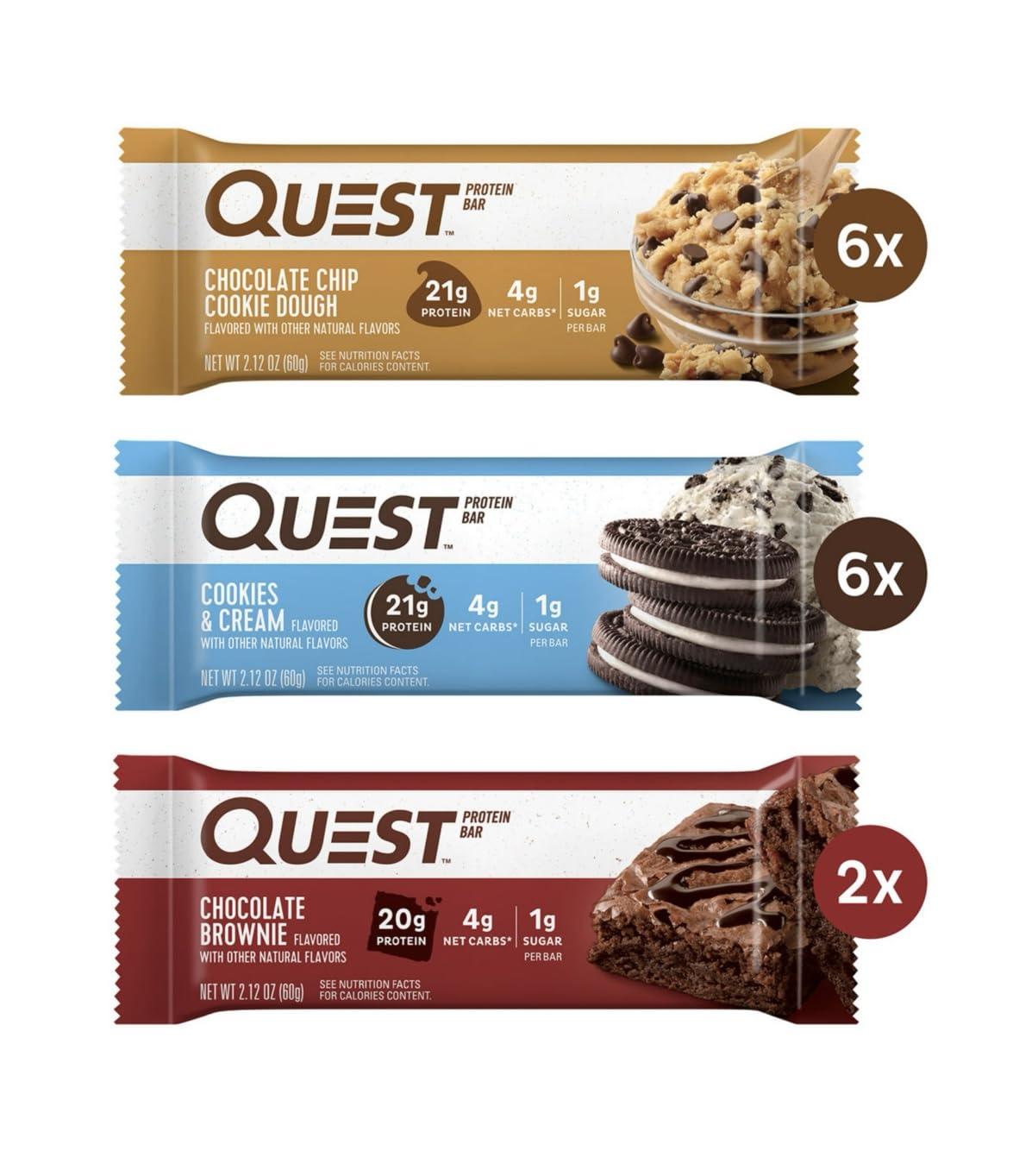 Quest Nutrition Quest Nutrition Quest Protein Powder pLYUyIP Milkshake Single Serve Pouches Chocolate Milkshake/Salted Caramel 12 Count Total