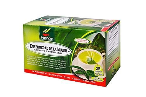 HANAN PERUVIAN SECRETS Hanan Peruvian Secrets Enfermedad De La Mujer Herbal Tea | 100% Natural Women’s Care Blend | 25 Tea Bags | Naturally Aids in Relieving Minor Discomfort from Menstrual Cycle - 6 Pack