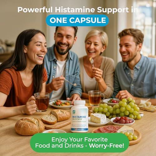 Prodigy Life Premium Histamine Block Supplement - Advanced Blocker with Diamine Oxidase (DAO) Enzyme - Supports Breakdown of Histamine for Food-Derived Intolerance - 30 ct