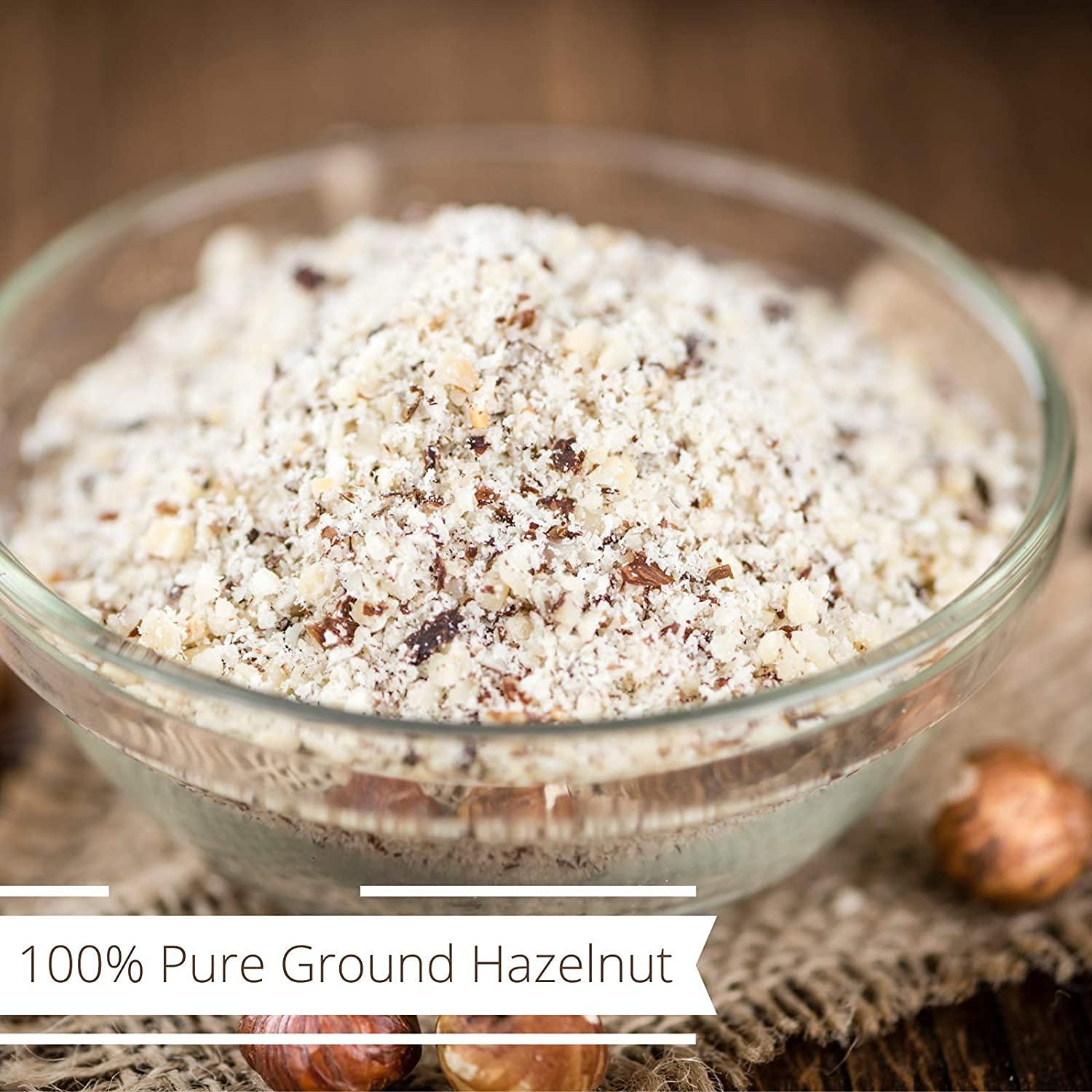 It's Delish Gourmet Ground Hazelnuts by Its Delish – 2 LBS Bulk Bag – Natural Pure Hazelnut Meal– Protein-Packed Healthy Cooking, Baking, Flavoring & Recipe Décor