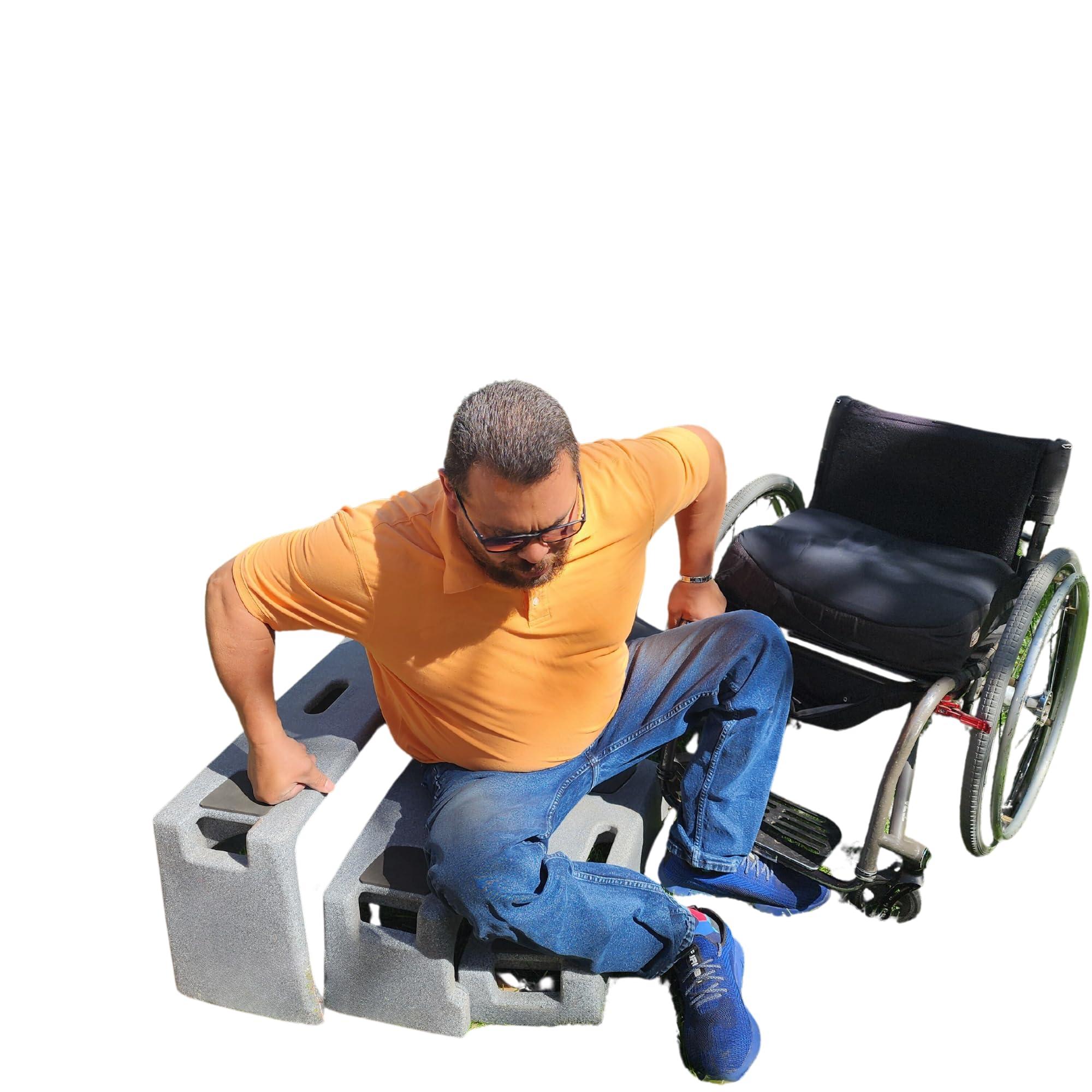 ResQUp Self Help Fall Assist Patient Lift | Get Up from Floor to Sit or Stand | Wheelchair Transfer Aid | Disabled Floor Recovery (Safari Brown)