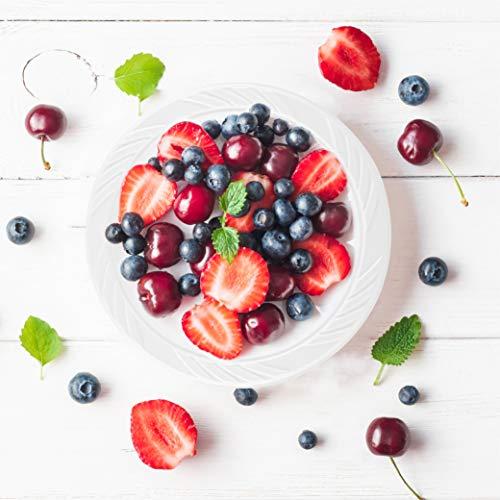 PLASTICPRO PLASTICPRO 200 Count Disposable 6 Inch White Plastic Dessert Plates