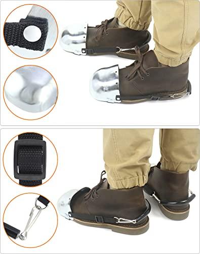 QWORK QWORK Steel Toe Guard, Metatarsal Guards, Foot Guard with Adjustable Straps, Universal Size for Men and Women, 1 Pair