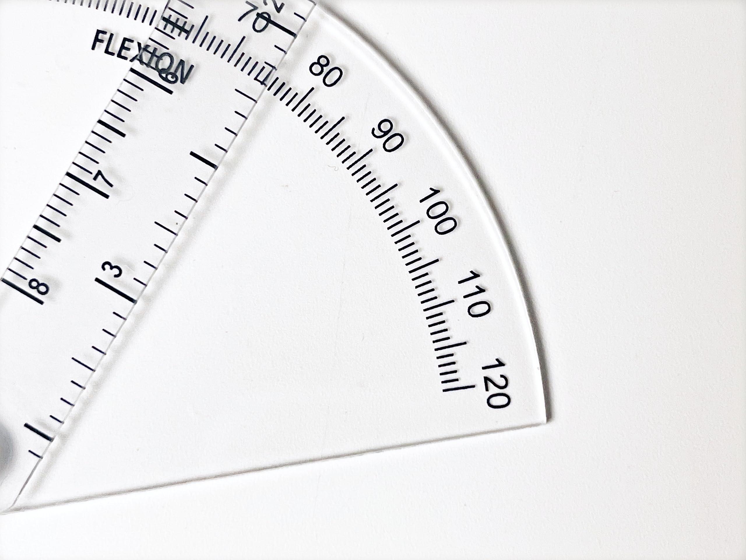 Generic Precision Finger Goniometer for Rehab, Physical Therapy, Fitness - Accurate Measurement Tool for Finger Range of Motion, Flexion & Extension - Track Progress, Improve Hand Mobility, Finger Flexibility