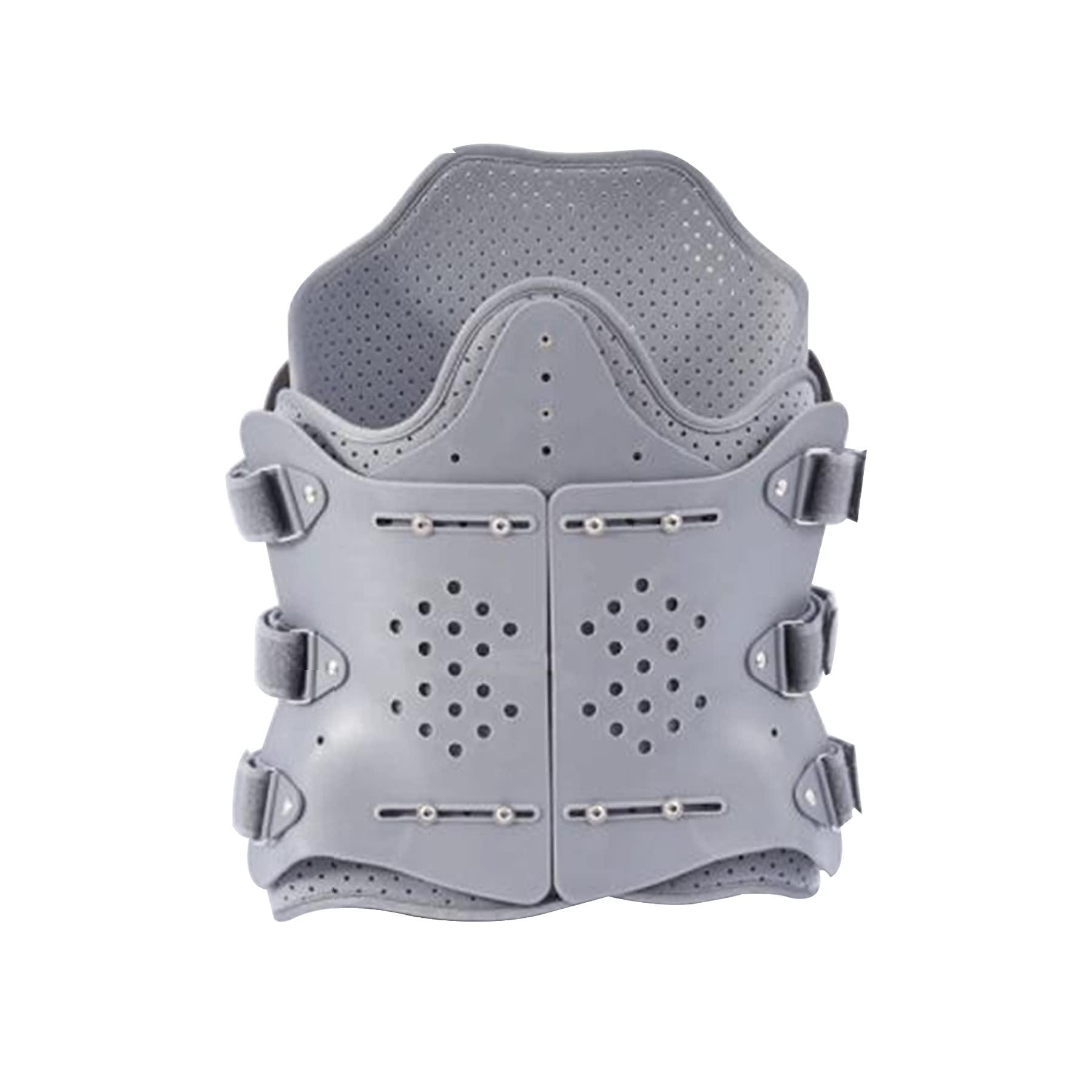 WILLQ Thoracolumbar Fixed Spinal Brace Cervical Thoracic Orthosis Lightweight Adjustable Back Brace for Kyphosis Osteoporosis Restoration of Fixed Protection Stabilizer for Men Women