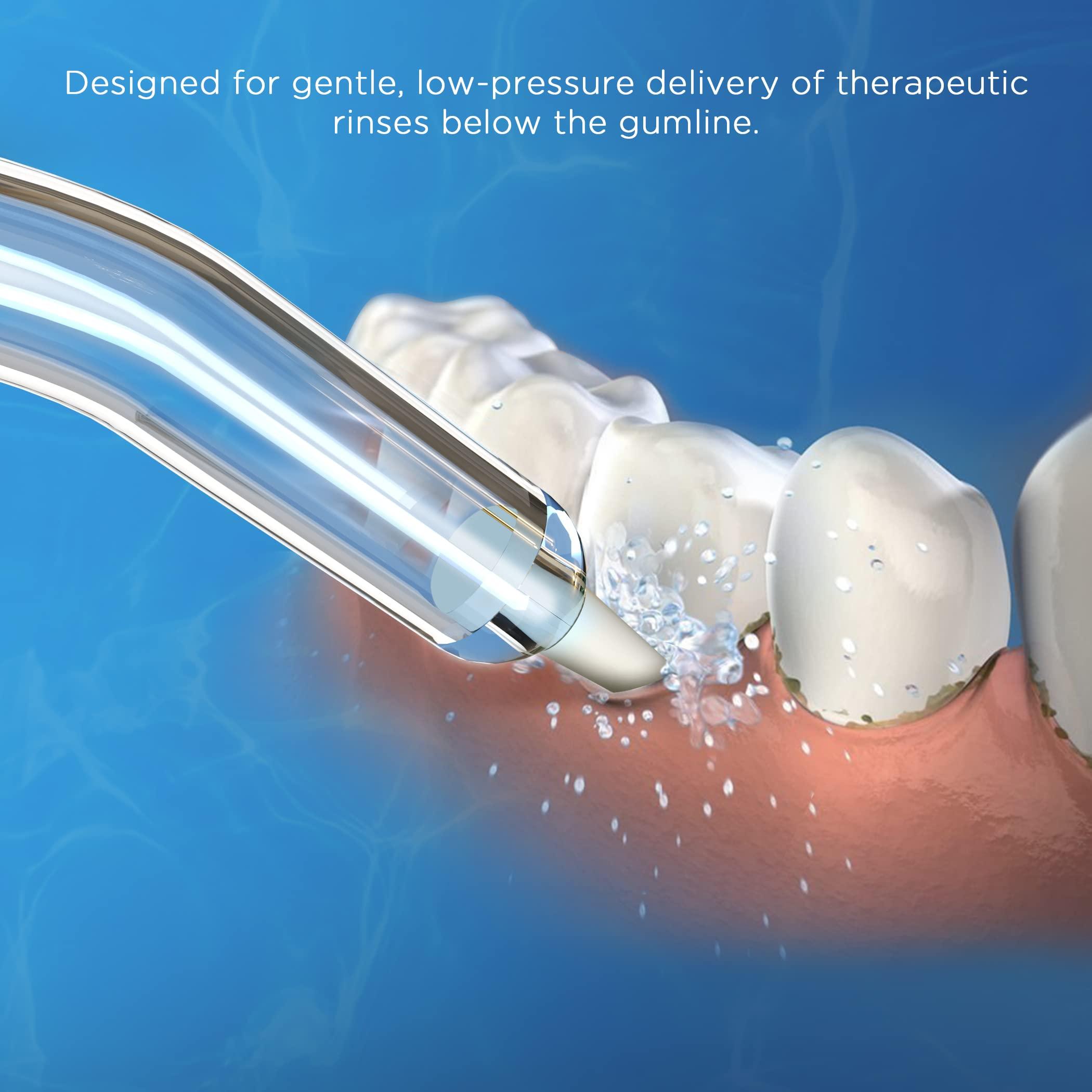 Oralphi Replacement Tips for Waterpik Water Flosser (6 Pik Pocket Tips + Storage Case Combo)