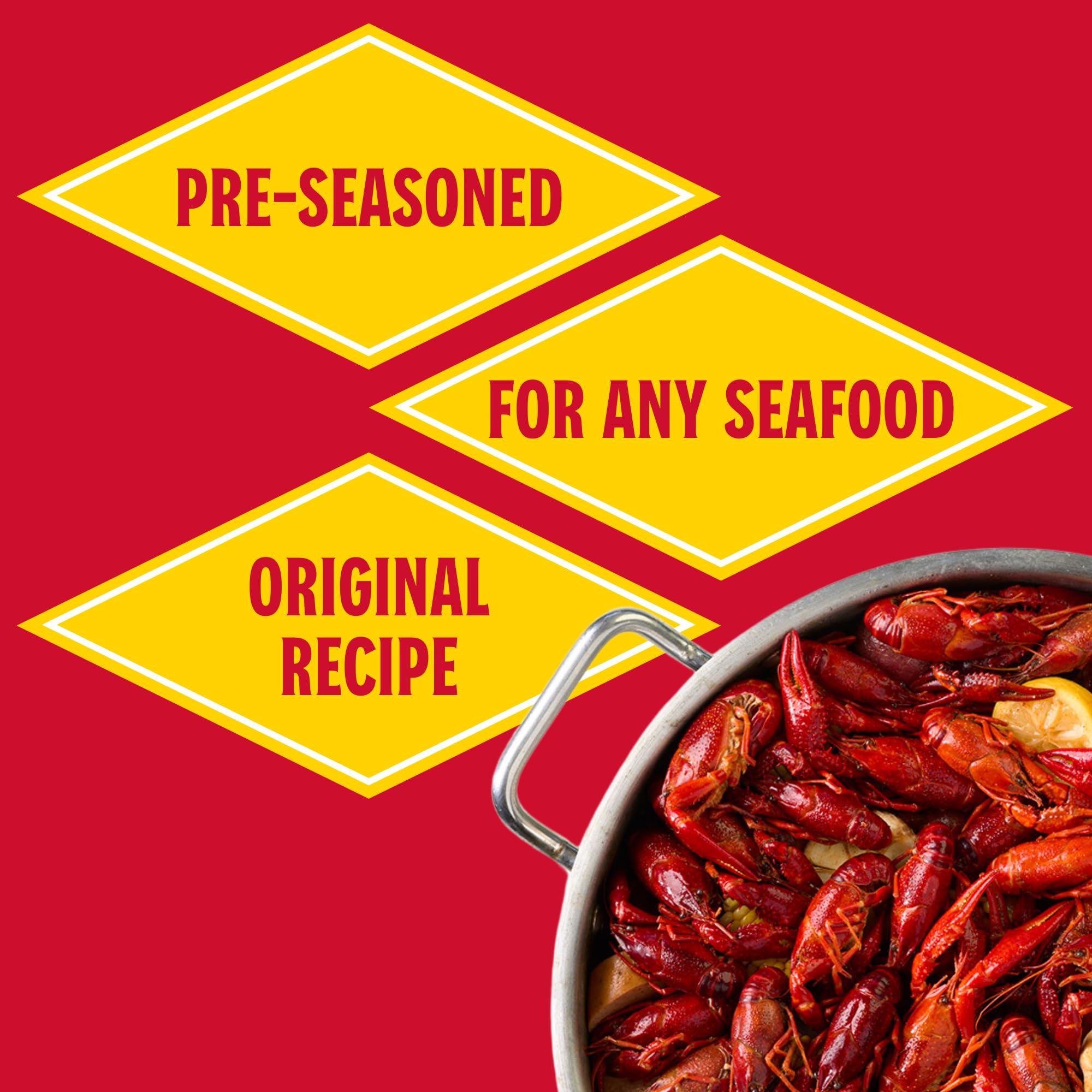 Louisiana Fish Fry Products Louisiana Fish Fry Products Crawfish, Shrimp & Crab Boil Seasoning Bundle - 4.5 lbs Powder Boil and 16 oz Bottle of Concentrated Liquid Boil - Spicy, Delicious, and Low Salt Cajun Seasoning