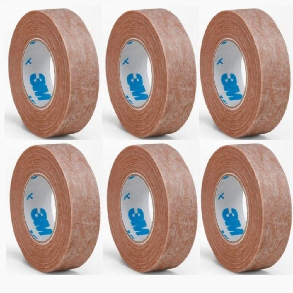 Generic 3M Micropore Tan Surgical Tape 0.5\" Wide - 3 Pack (2 Rolls)
