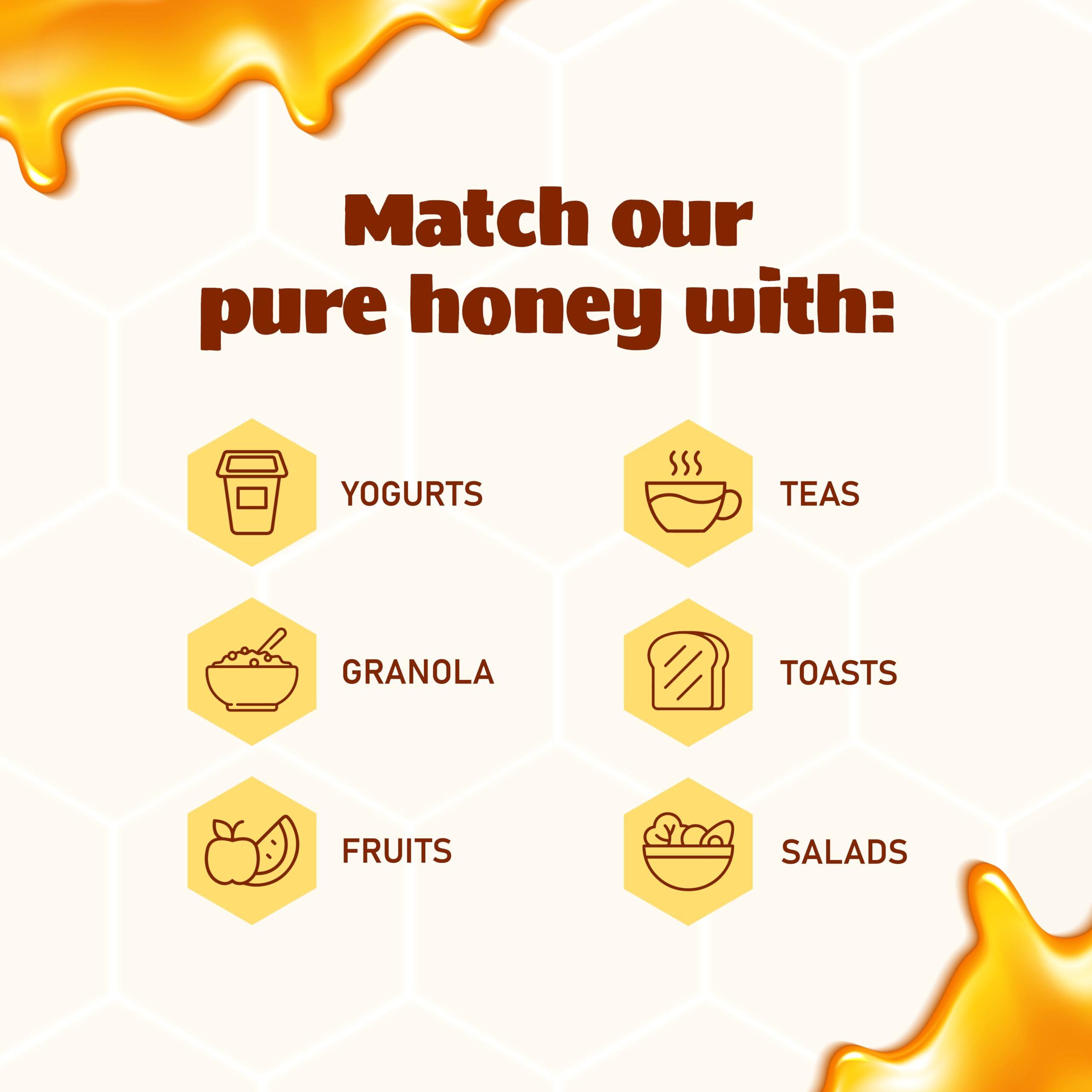 Beelife Beelife Pure Honey Packets, Sugar Free Honey Packets Single Serve - Raw Unfiltered Honey, Mini Honey Packs- From Brazil, Certified ISO 22000, Kosher- Raw Honey Packets (180 units/ 4g per unit)