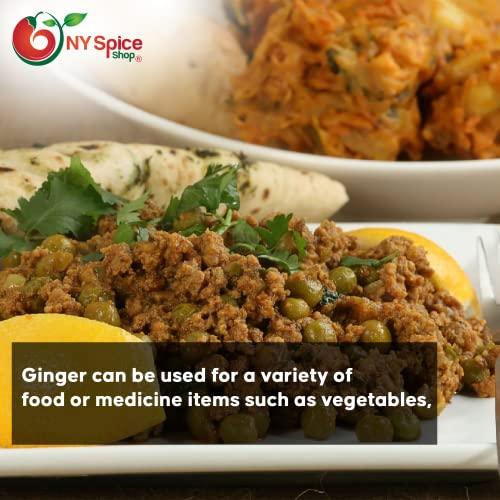 NY Spice Shop NY SPICE SHOP Ginger Powder - Ground Ginger Root - Great Flavor and Highly Aromatic Ground Ginger Root Powder - Perfect for Cooking, Baking Gingerbread, Smoothies & Tea – 3 lbs. (Pound)