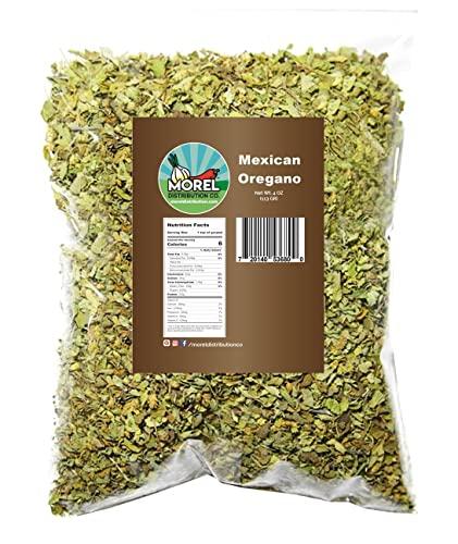Morel Distribution Company Dried Mexican Oregano, Dried Whole Oregano Leaves. 4 oz and 8 oz (4 OZ)