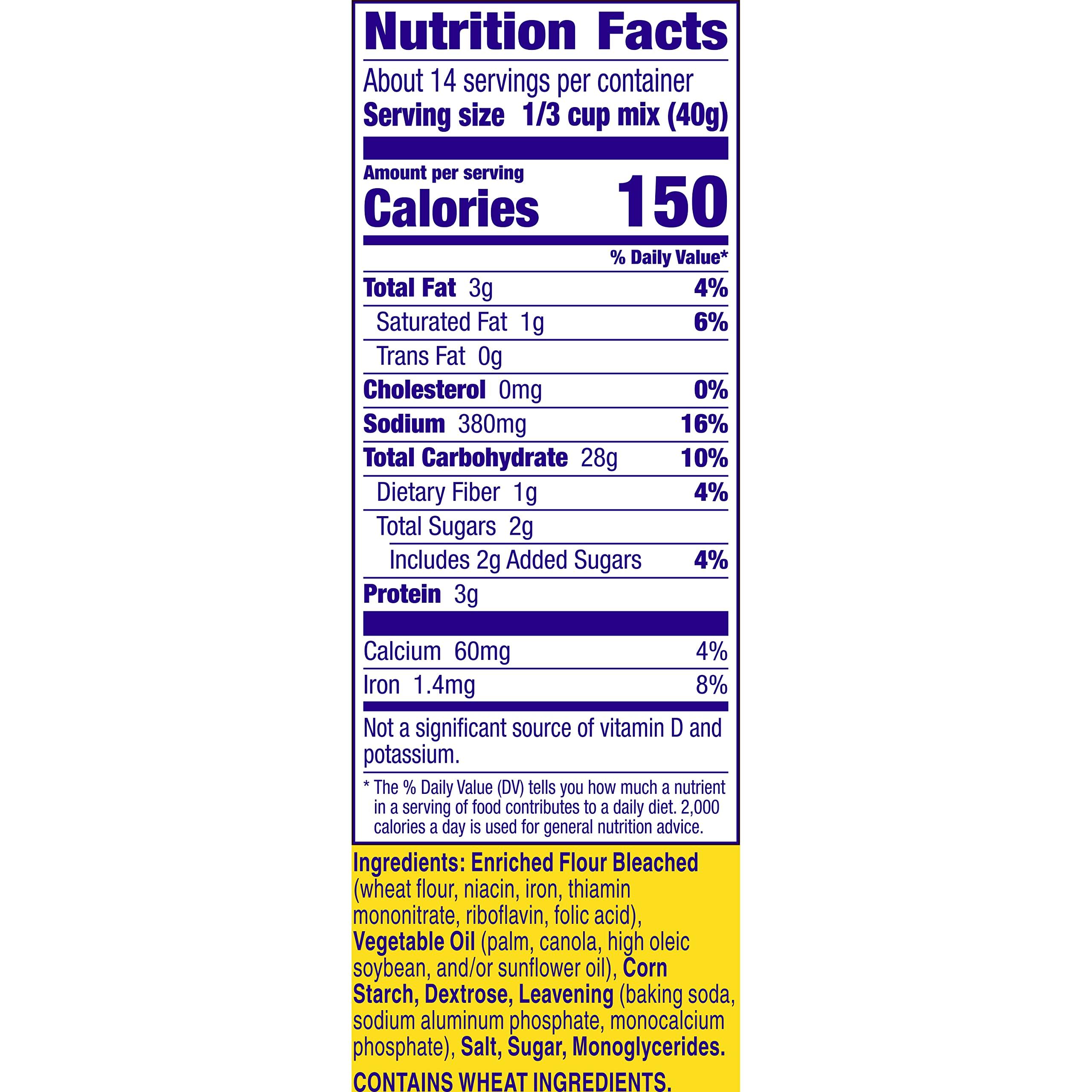 Betty Crocker Betty Crocker Bisquick Pancake and Baking Mix, Original, Makes About 30 Pancakes, 20 oz (Pack of 12)