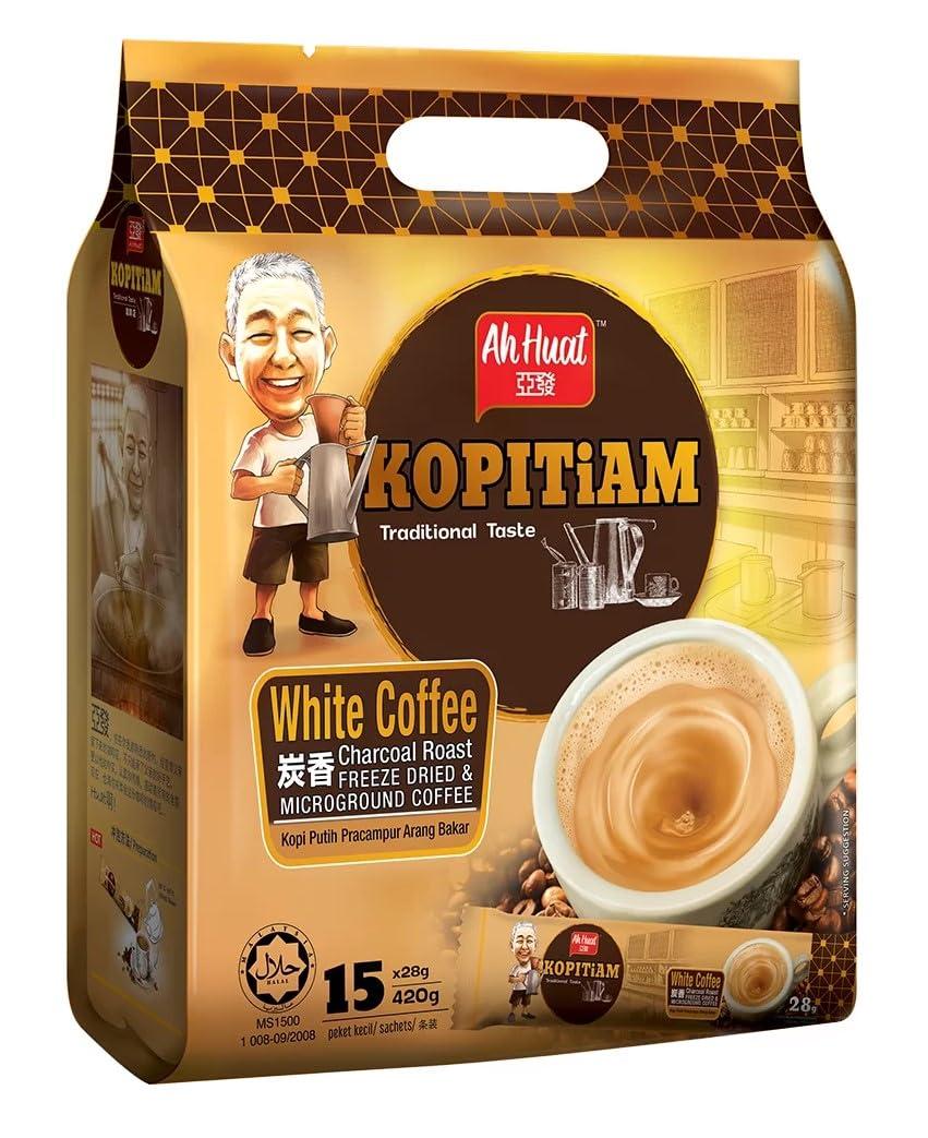 Generic Generic Greenpeacelove Ah Huat Kopitiam Kopi White Coffee Charcoal Roast 3 in 1 (6 Pack)