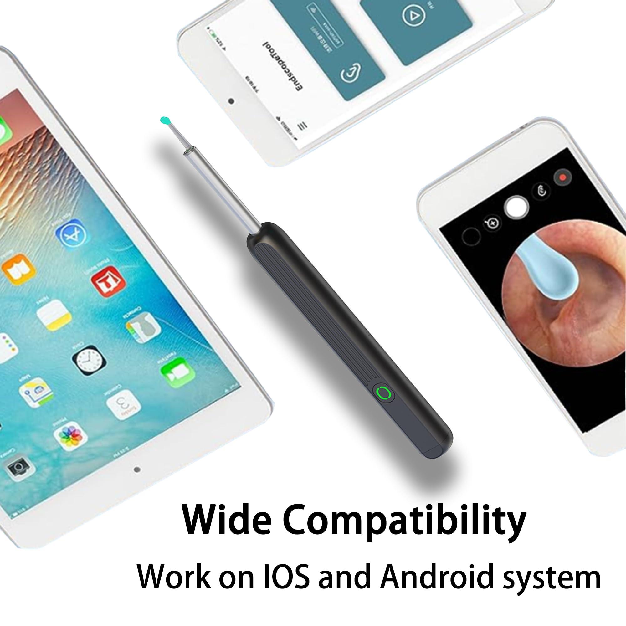 WILLFAN Ear Wax Removal with Camera, Ear Inspection System Wireless Earwax Removal Tool with Camera for Smart Devices