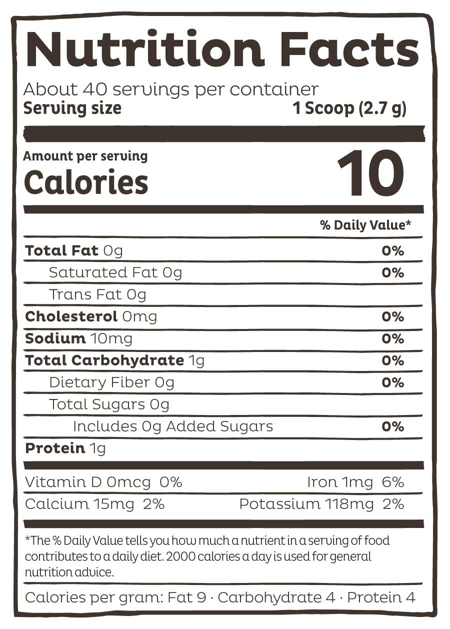 KOS KOS Organic Wheatgrass Juice Powder, Superfood Rich in Chlorophyll & Fiber, Cold-Pressed & Air Dried Plant Based Ingredient - USDA Certified, Non-GMO, Soy & Gluten-Free, 40 Servings Bag