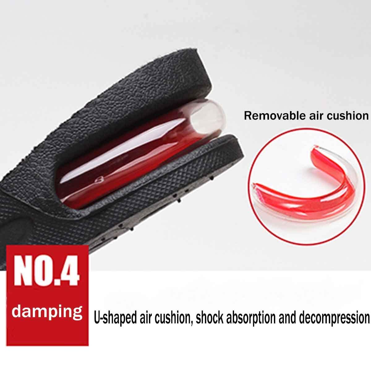 Eztronics Corp 3-Layer Height Increase Elevator Shoes Insoles, Heel Lifts 7cm for Men & Women